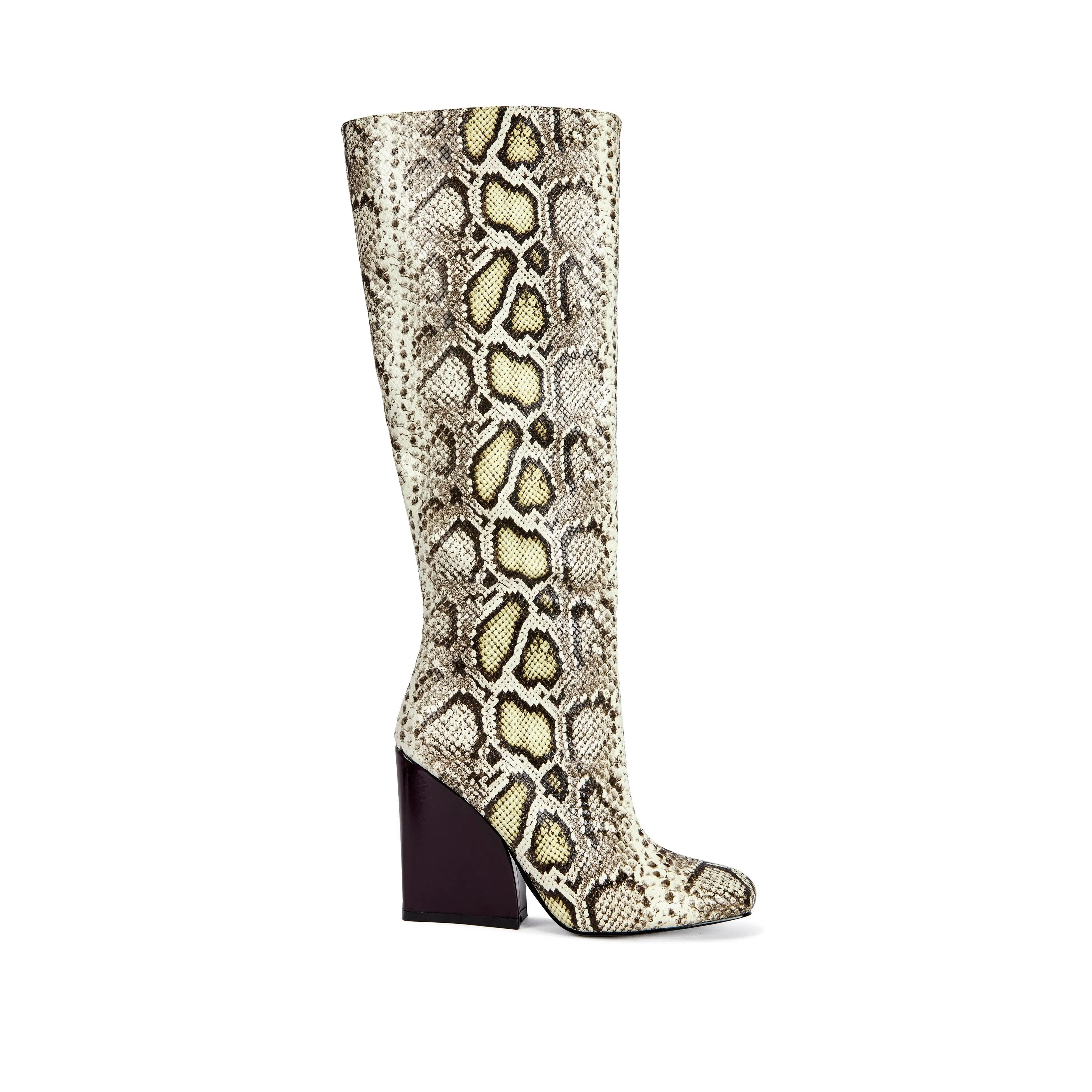 EVERGREEN-MULTI BLOCK HEELED BOOT EVERGREEN-MULTI BLOCK HEELED BOOT