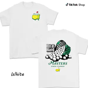 Master Hit It Hard Golf, Premium Fabric Shirt, Unisex Apparel Top, Breathable Cotton, Retro Vintage Graphic, Oversized Fit For Men, Gift For Golf Lovers