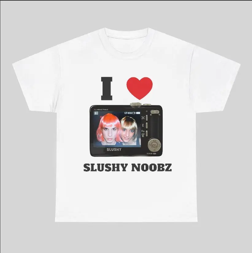 I Heart Slushy Noobz Shirt Unisex Shirt Cotton Streetwear