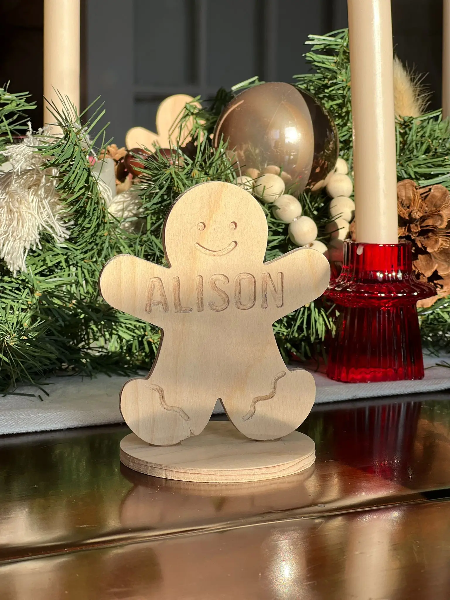Personalized Wooden Name Plates.