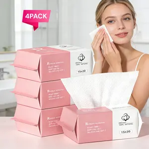 Disposable Face Towels, Soft Material, Clean Skin, 1/2/4 Packs, Dry Wipes, Facial Towels, Wash Cloths, Thickened, for Cleansing, Makeup Removal, Skincare