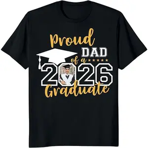 Custom Photo Graduation Shirts, Class of 2026 Family Graduation T-Shirt, Proud Family Graduation Tee, Graduate T Shirts