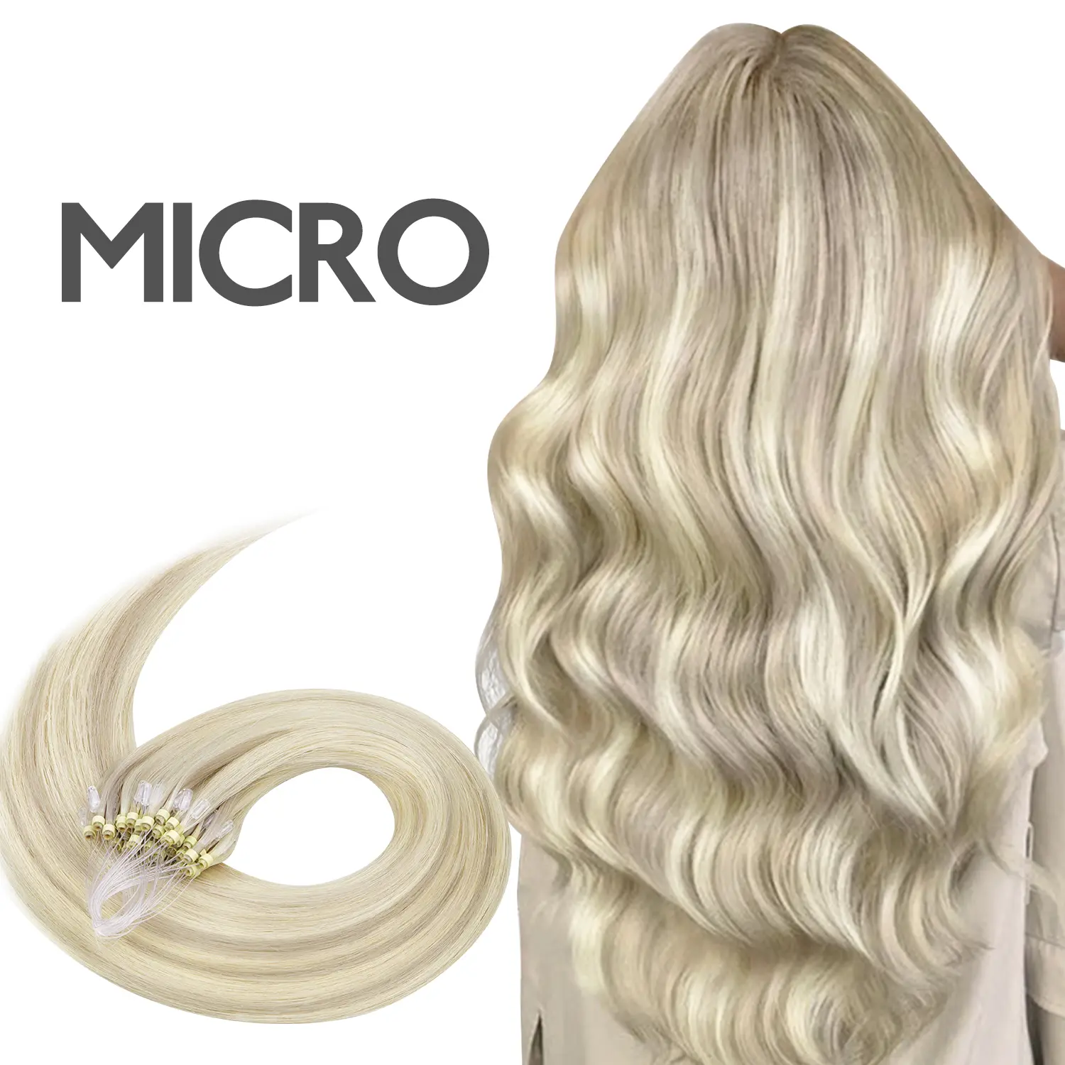 #17A/60A Ash Blonde Highlighted Platinum Blonde