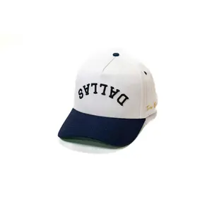 Precurved Dallas snapback - NAVY / WHITE