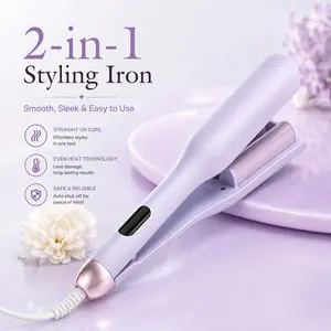 32mm Korean Crimping Hair Wand, Personal Care Appliance for Creating Water Ripple Curly Hair