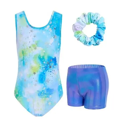 Colorful Blue Stars & Snowflakes