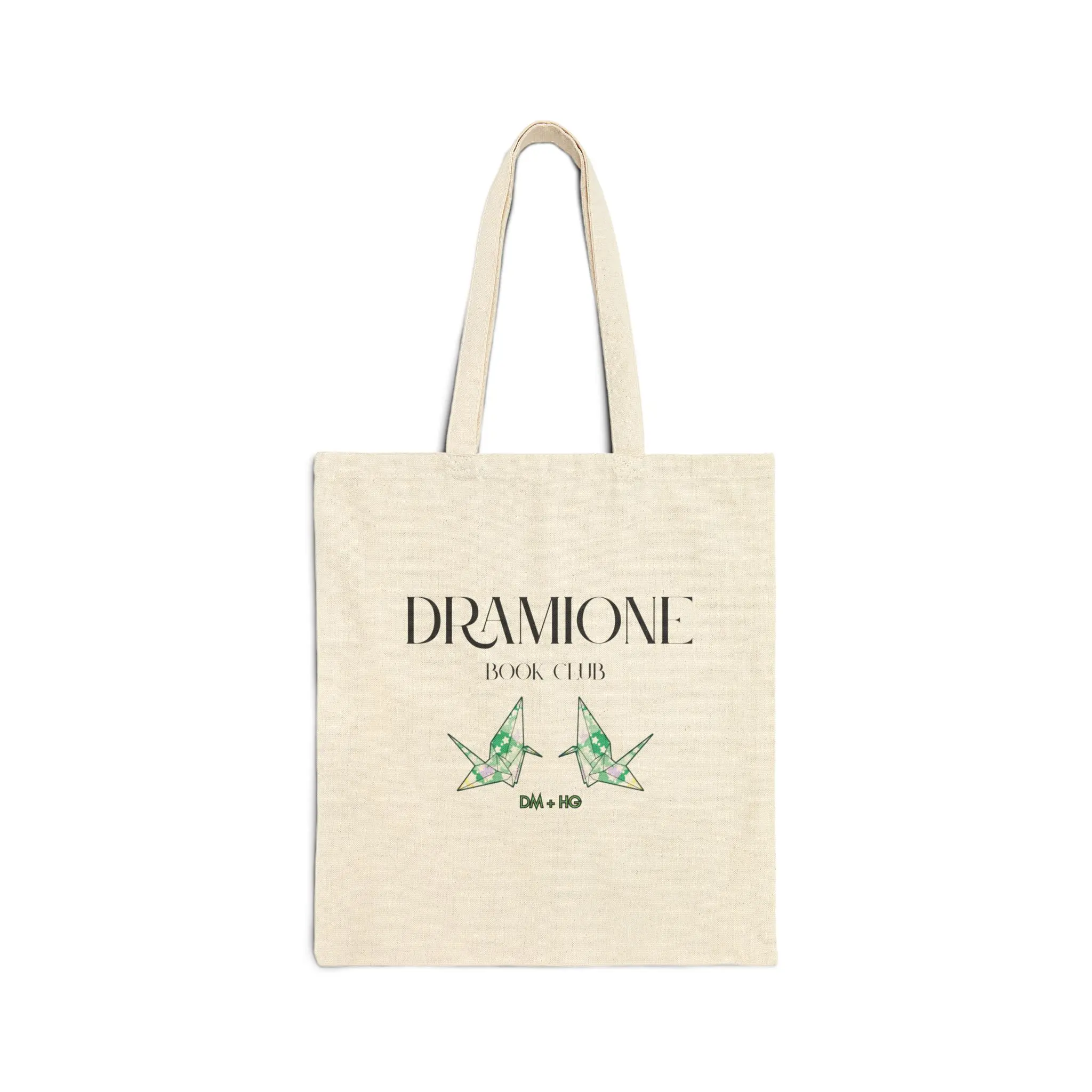 Dramione Book Club Cotton Canvas Tote Bag, Draco Malfoy & Hermione Granger, Dramione, Book Club, Manacled, Handbag, Eco-Friendly Shopping Bag,