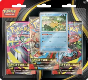 Pokemon TCG: Mega Evolutions 3-Pack Blister (Styles may vary)