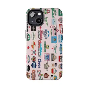 Bundle Logo Beer Phone Case, Beer Phone Case, Funny Fall Beer Phone Case, Miller Lite, COOR Phone Case, Corona, Busch Light, Budweiser, Accessories Protection, iPhone Case