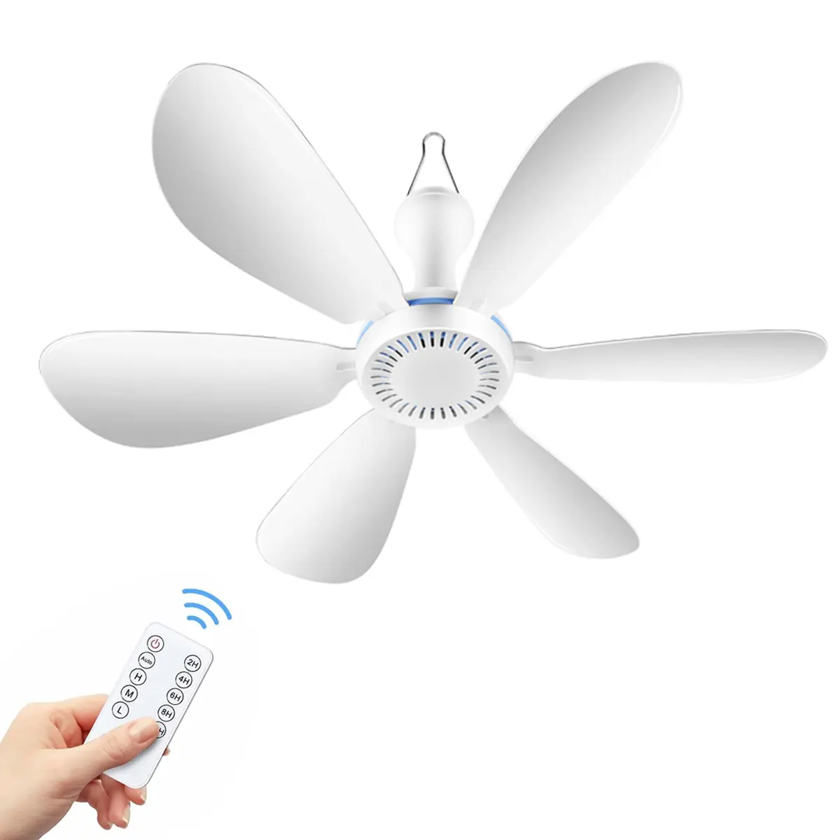 USB silent model small wall-mounted fan. Quiet. With timer and speed adjustment functions.  Suitable for planting sheds, hiking, and during power outages. USB wall-mounted fan for home rooms. With remote control,Father's Day Gift