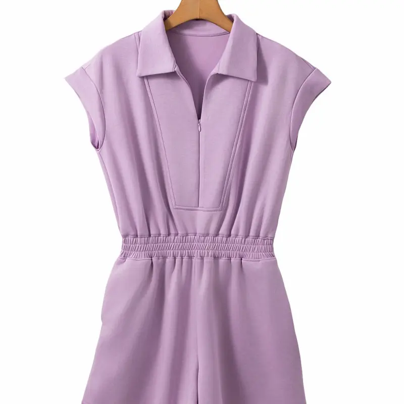 VIOLET SHORT ROMPER