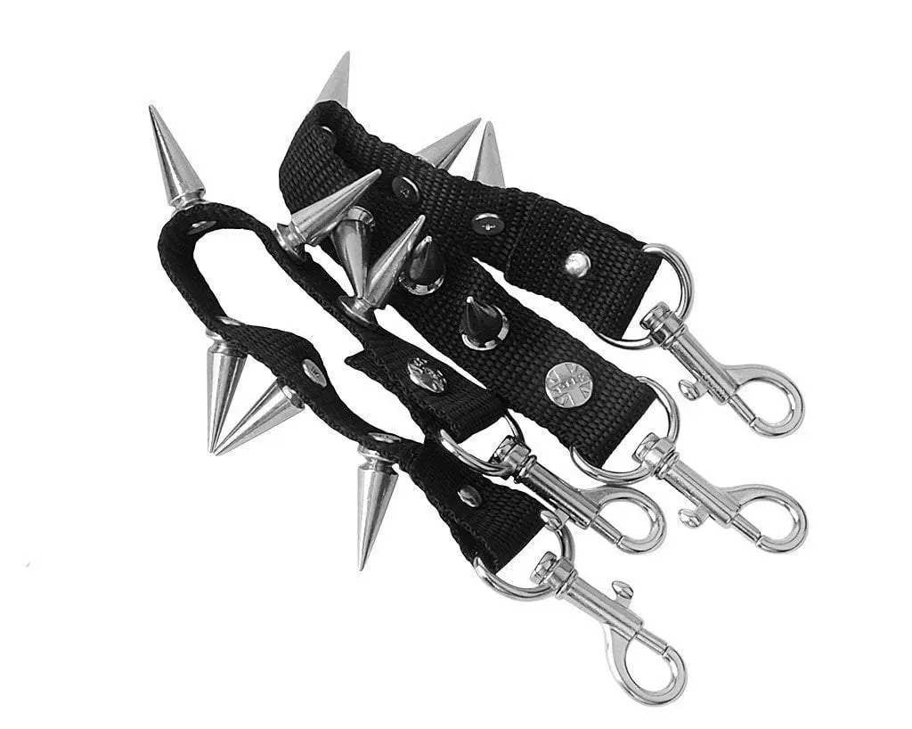 Spiked Black Bondage Shoe Straps Spiked Black Bondage Shoe Straps