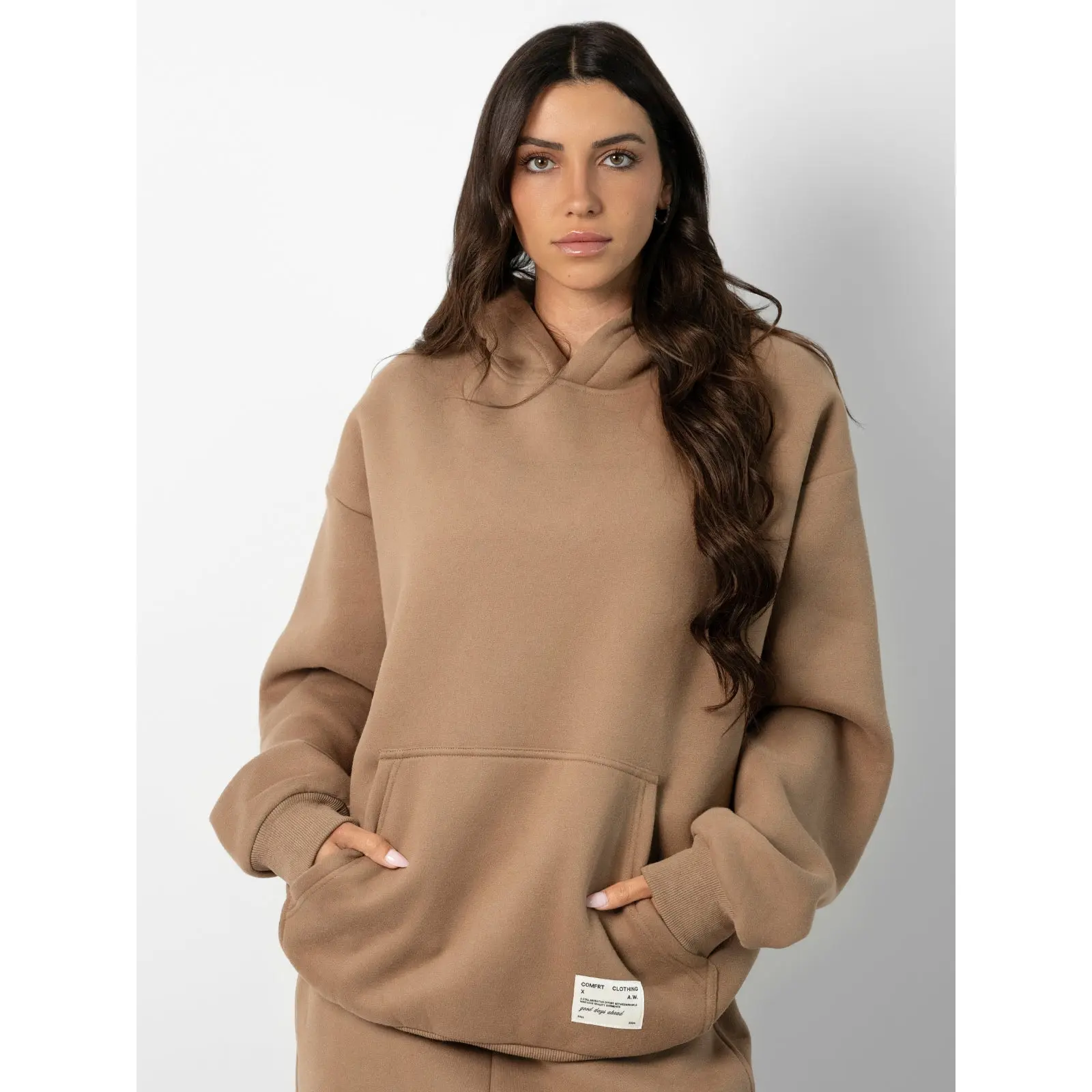 Comfrt | Affirmation Hoodie | Mega Fit Soft Slightly Weighted Hoodie Kangaroo Pocket Comfrt | Affirmation Hoodie | Mega Fit Soft Slightly Weighted Hoodie Kangaroo Pocket