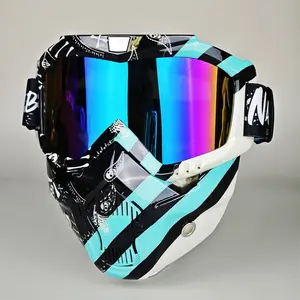 ski mask Goggles Mask Cycling Ski Mask Anti-Glare Anti-UV Outdoor Glasses Windproof TPU Material