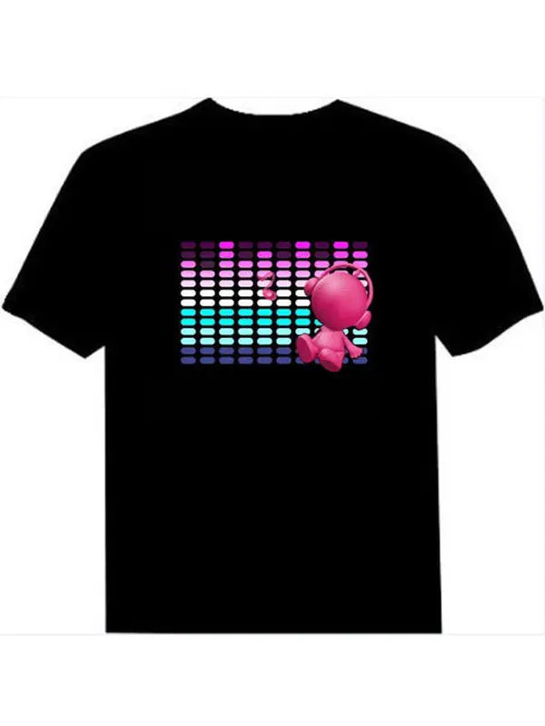 Bar Advertising T-Shirt Voice Control T-Shirt