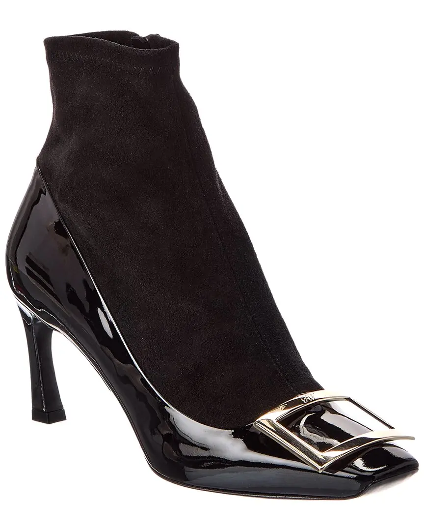 Roger Vivier Suede & Patent Boot Roger Vivier Suede & Patent Boot