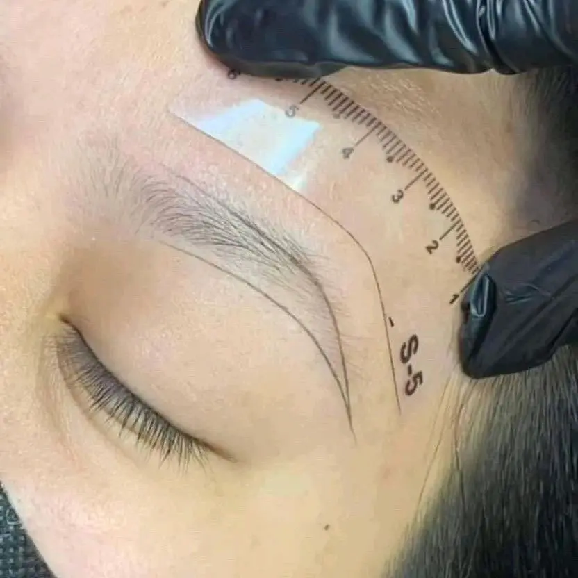 Eyebrow Mapping Ruler Eyebrow Mapping Ruler
