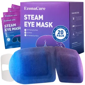 Unscented Self-Heating Steam Eye Mask - Calming Moist Heat Compress for Dry, Puffy Sensitive Eyes, Stye Relief, Suitable as a Father's Day Gift for Men and Women