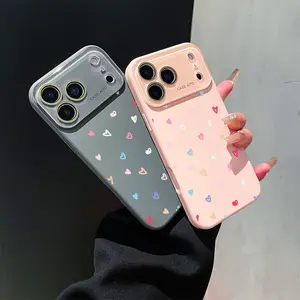 Heart Pattern Phone Case, Cute Style, for compatible with iPhone 17/17pro/17promax/17Air/iphone16/16pro/16plus/16promax/15/15promax/15pro/11/12/13/14promax/12mini/13mini/11pro/11promax/12pro/12promax/13pro/13promax/14pro/14promax, Sweet Surprise Gift