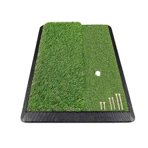 Golf Practice Pad for All Skill Levels, Outdoor Indoor Golf Swing Mat, Non-Slip Rubber Base, Durable, Long Grass Short Grass Training Aid, Golf Putting Tool