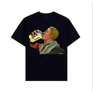 Fortnite Jonesy Drinking Twisted Tea Meme T-Shirt, 100% Cotton Gaming Funny Graphic Tee