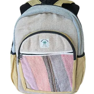 Handmade Boho Patchwork Backpack - Multi-Colored Design, Adjustable Strap, Versatile Use, Ideal for Everyday Outings