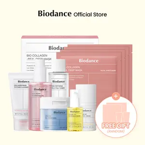 [Biodance Official] [Exclusive] New year glow-up Full Care Kit for Your Radiant Skin + Free Sample | Soothing, Moisturizing, Dark Spot Correcting, 20% Niacinamide+Glutathione, Pore Tightening, Hydration