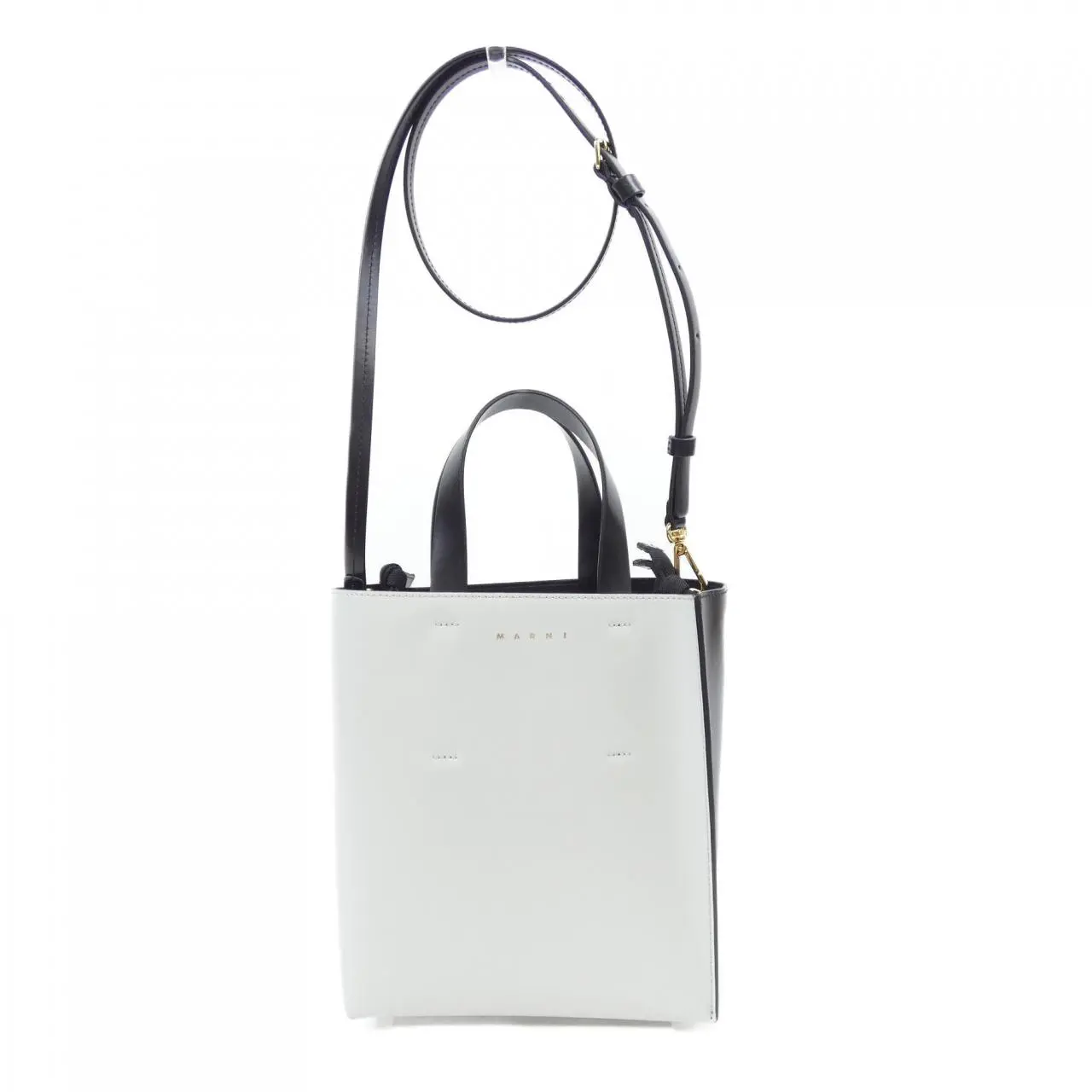 Pre-owned MARNI Calfskin Shoulder Bags MUSEO calf mini bag