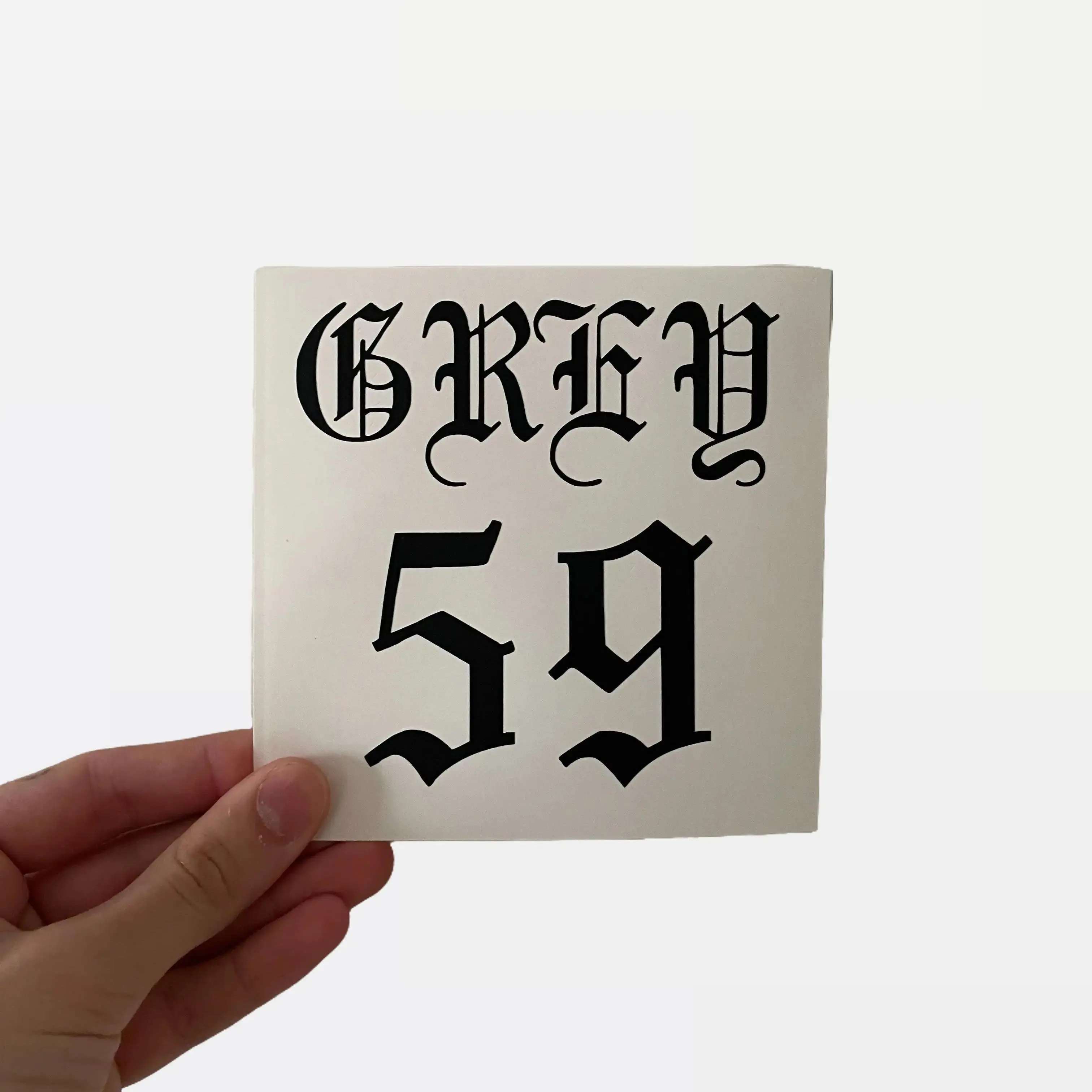 G59 Logo Vinyl Decal for Car, minimalistic, laptop decal, Trendy, car accessories, Window Sticker