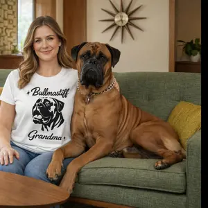 Bullmastiff Grandma T-Shirt | Big Dog Lover Tee