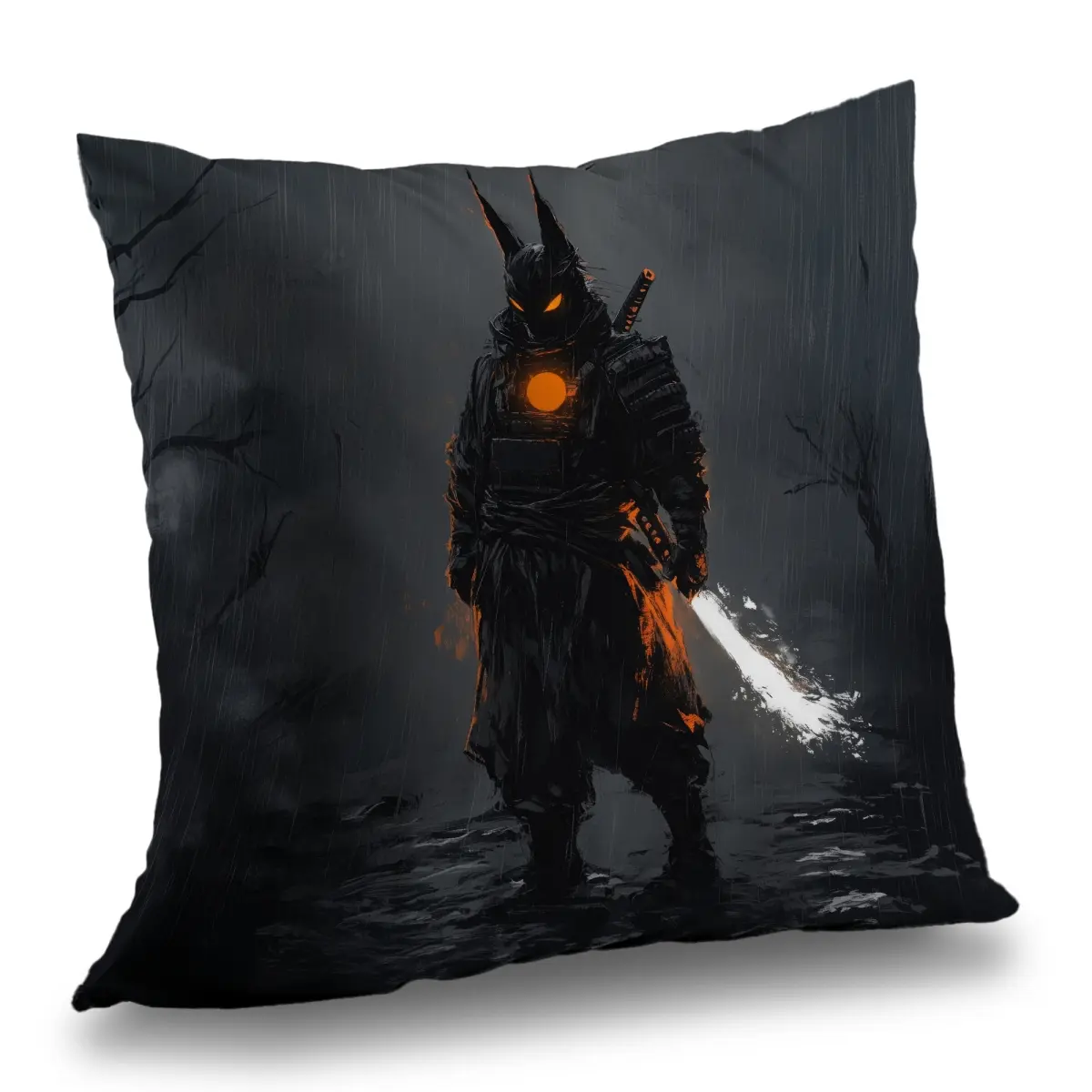 MWW C1PT1616Y1Z4VR 16 x 16 in. Blazing Orange Polyester Twill Throw Pillow Insert for Home Decor