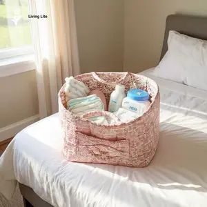 Car Storage Basket Organizer, Multi-Purpose Car Interior Accessories, Durable & Space-Saving Design for Vehicles – Perfect for Easter, Mother’s Day & Baby Shower Gifts | Game Day Essential, Quilted Tote Bag Inspired