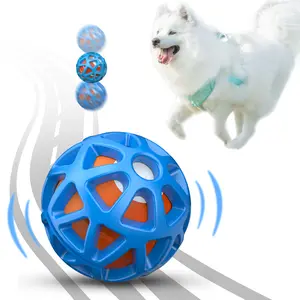 SEAGI Interactive Dog Toys Durable Automatic Bouncing Vibrating Ball for Smart Play Motion Activated Moving Toy for Small Medium Large Dogs USB Rechargeable Natural Rubber Material