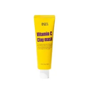 O!GETi Color Changing Vitamin C Clay Face Mask | Facial Mask for Exfoliate & Cleanse Pores, Blackheads, Vitalizing Skin Care for Men & Women, 2.82 Oz (80g)