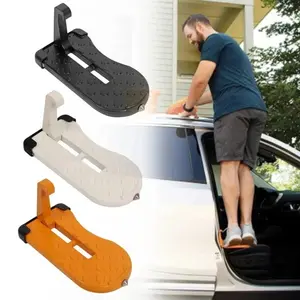 Universal Foldable Car Roof Rack Step with Safety Hammer, Door Latch Hook Step, Portable Auxiliary Foot Pedal for Easy Access, Universal Car Accessories