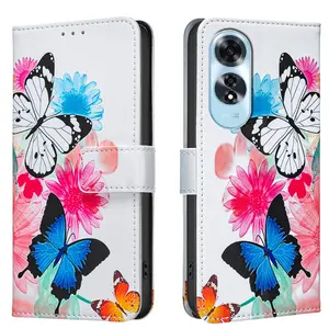 Compatible with OPPO models including the OPPO A60 4G/A79 5G/A98 5G/A38 4G/A58 4G/A78 5G/A78 4G/A96 5G/A16/A74 4G/A94 4G/A74 5G/A94 5G this wallet-style phone case Flip-cover design premium feel unisex