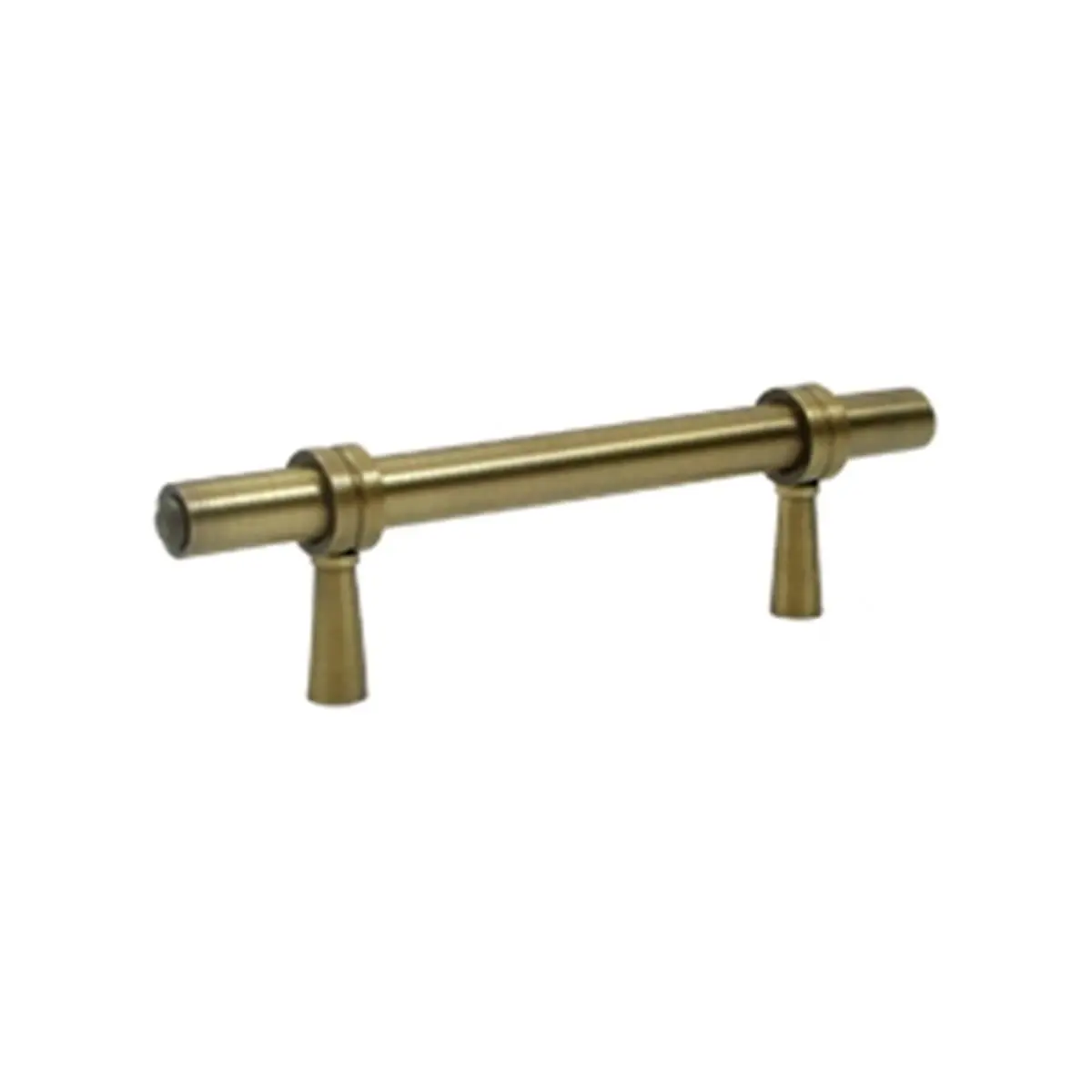 Deltana P310U5 4.75 in. Adjustable Solid Brass Bath Pull Handle - Antique Finish, Corrosion Resistant, Retrofit Predrilled Holes, Up to 4.25 in. Center to Center, Inches
