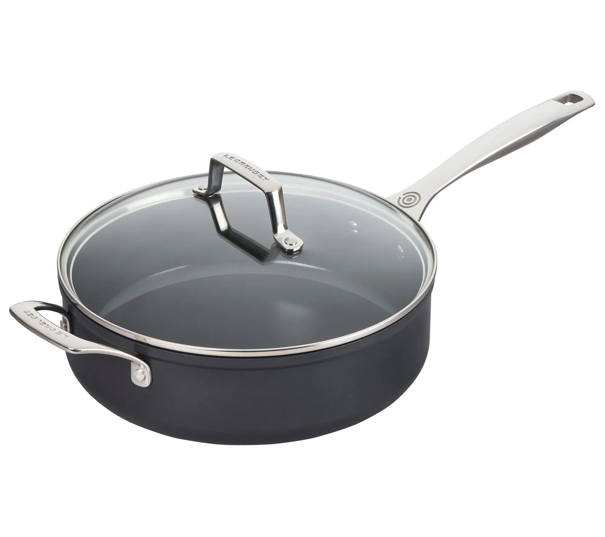 Le Creuset Essential Ceramic 4.25 qt. Saute Panw/ Glass Lid