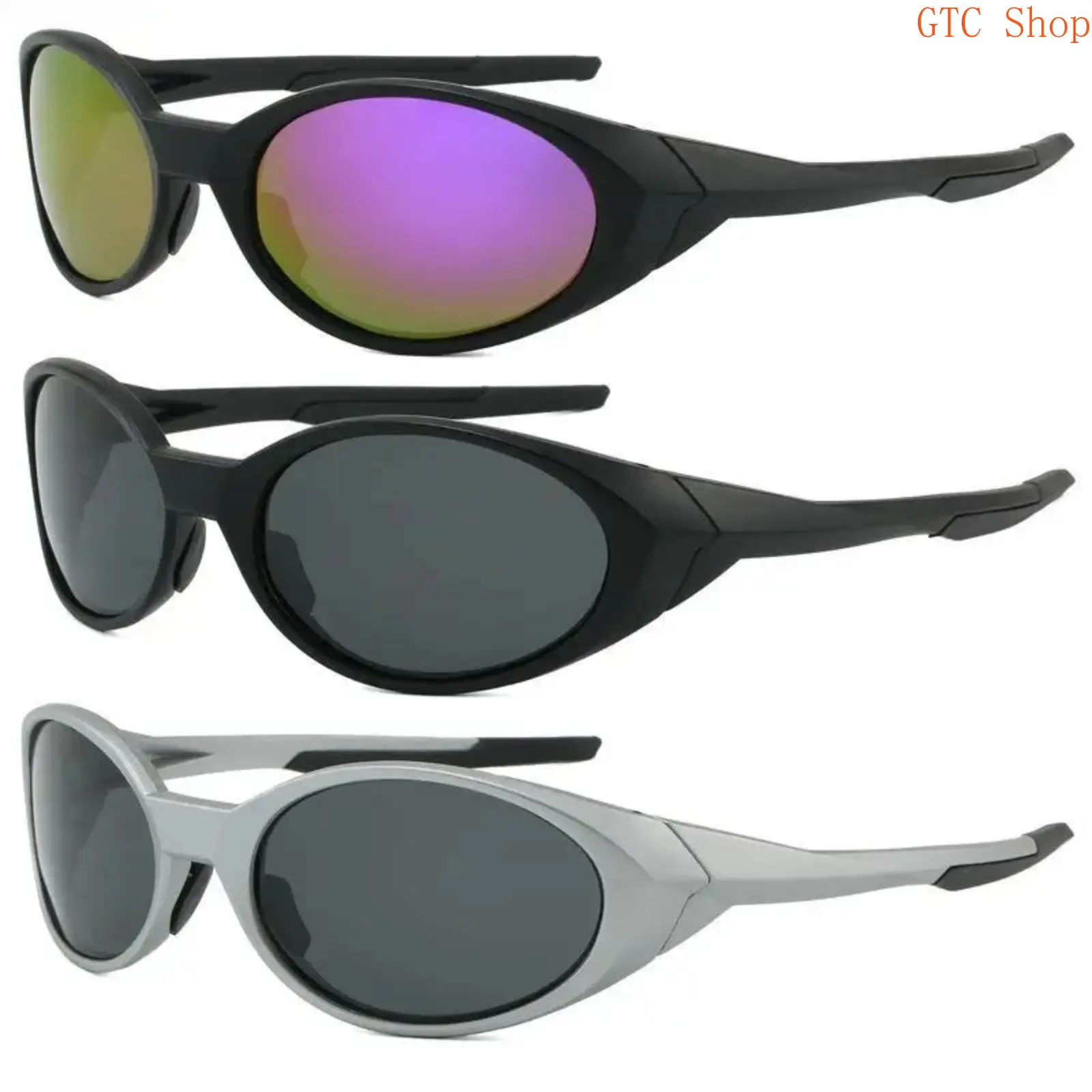 Unisex Polarized Oversized Modern UV400 Sports Eyewear, Vintage Stylish Windproof Lightweight Comfortable Durable Athletic Shades, Perfect for Cycling, Hiking, Daily Driving Outdoor Activities, Modern Sports Eyewear