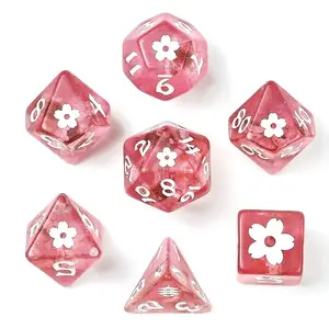 Wyrmforged Rollers Sakura Blossom Polyhedral (D&D) Dice Set (7)