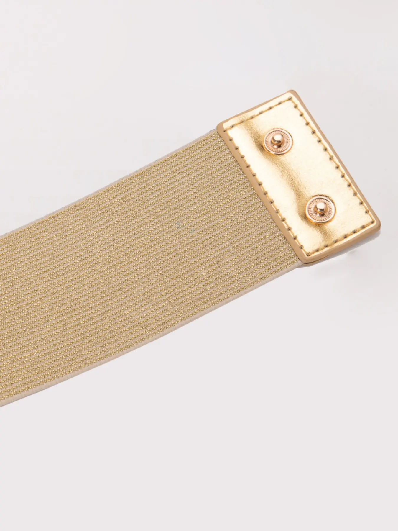 Vintage Pearl Waist Wide Belt YUUZONE Elastic Wide Pearl Belt Vintage Stretchy Waist Belt  main image 3
