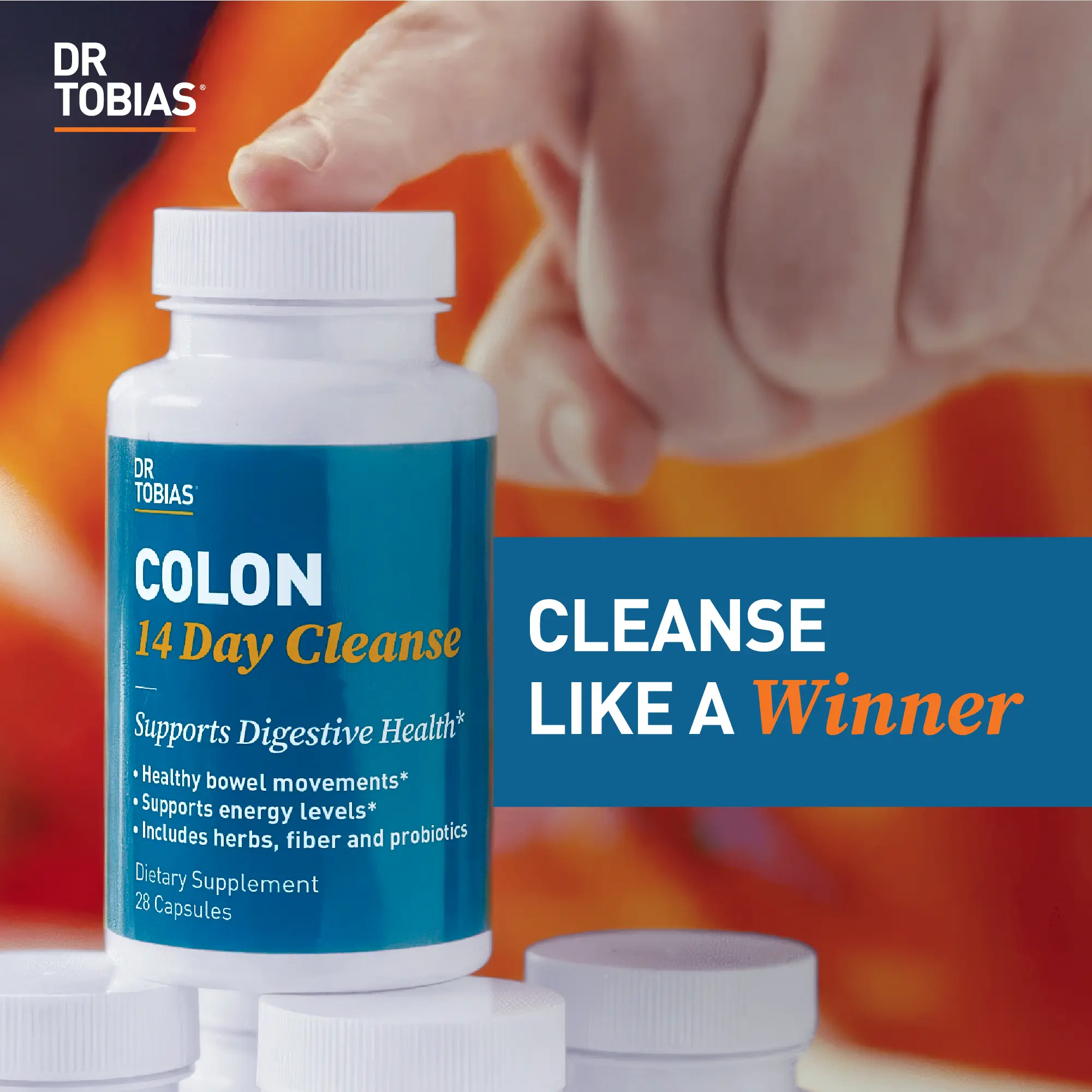 Colon 14 Day Cleanse 2 Pack with Fiber & Herbal Blend, Digestive Wellness Colon Cleanse Supplement with Aloe Vera, Senna Leaf & Cascara Sagrada, 28 Capsules