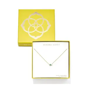 Kendra Scott Jensen Birthstone Pendant Necklace - Emerald Cat's Eye