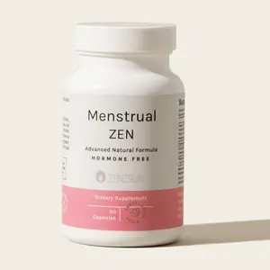 ZENZSUAL Menstrual Comfort Support Supplement | PMS Wellness | Water Balance | Women's Health.