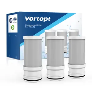 NSF Certified Replacement Faucet Water Filter for T1-ACF/T2-ACF Faucets, 3-6 Month Lifespan, Reduces Chlorine, Unpleasant Taste, and Odor