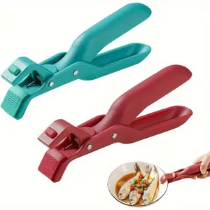 2-Piece Heat-Resistant Grippers Kitchen Multi-Purpose Bowl Holders Air Fryer Grippers Oven Pot Grippers Durable Plastic Pot Holders Meal Preppers, Kitchen Utensils Gadgets Accessories