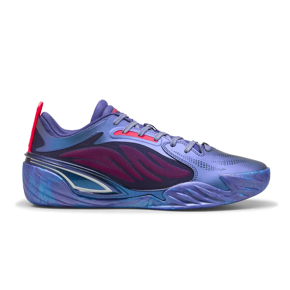 PUMA Mens All Pro Nitro Elite Basketball Sneakers Shoes - Purple