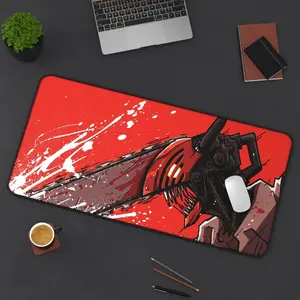 [SALE UP TO 45%] Chainsaw Man Denji Chainsaw Desk Mat, Large Gaming Mouse Pad Gift For Fans