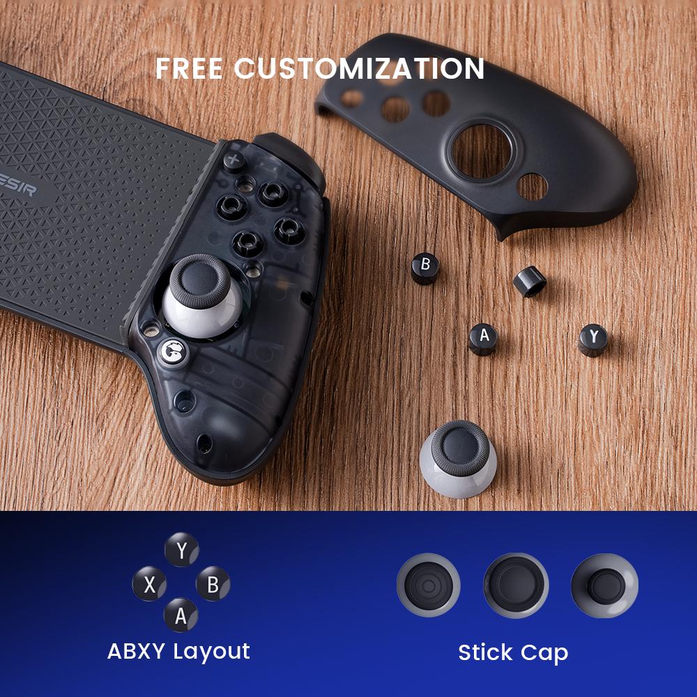 GameSir G8 Plus Galileo Bluetooth Mobile/Pad Wireless Game Controller for Android and iOS, Featuring Hall Effect Sticks & Triggers