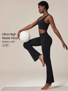 GLOWMODE 31" FeatherFit High-Waisted & Ultra High-Waisted Flared Leggings TikTokShopBlackFriday